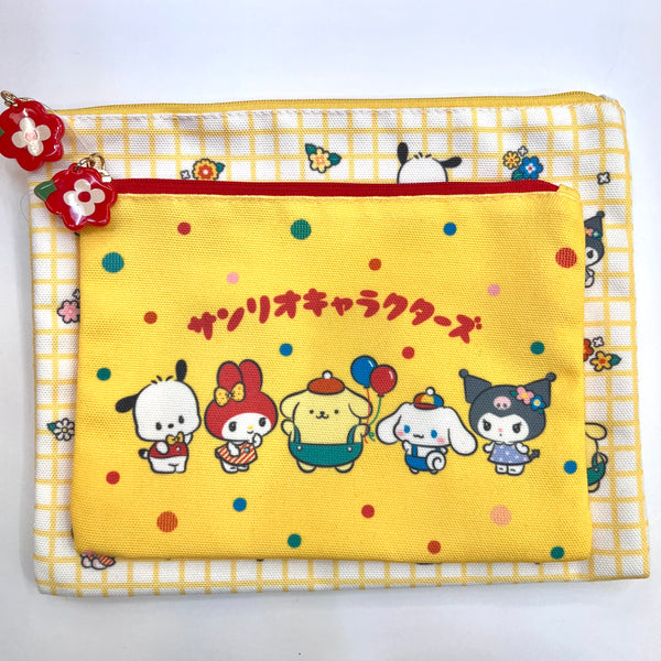 Sanrio Characters 2-Piece Pouch Set (Retro Room Series)