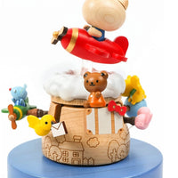 Hello Kitty  Wooden Up and Down Music Box