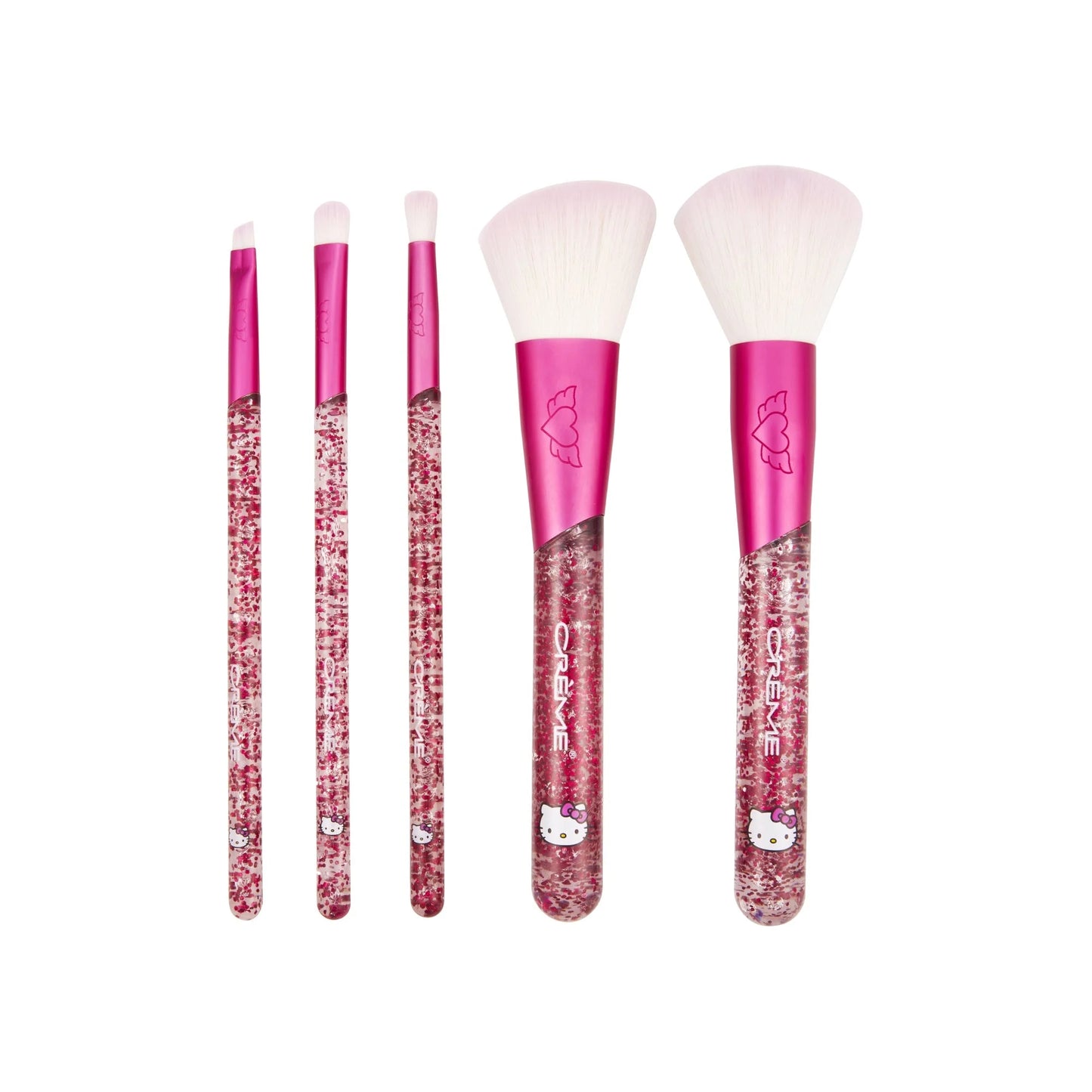 The Crème Shop x Hello Kitty Y2K LUV Wave 5pc Brush Collection