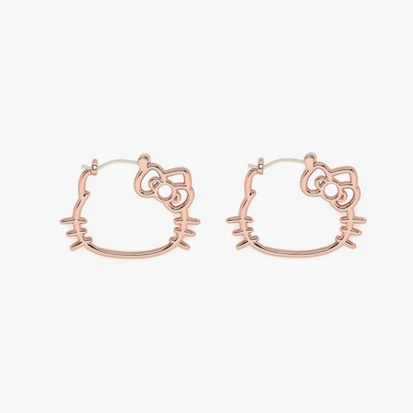 Hello Kitty x Pura Vida Face Stud Earrings (Silver)