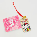 Hello Kitty Japan Pop Wooden Mascot Keyring AST