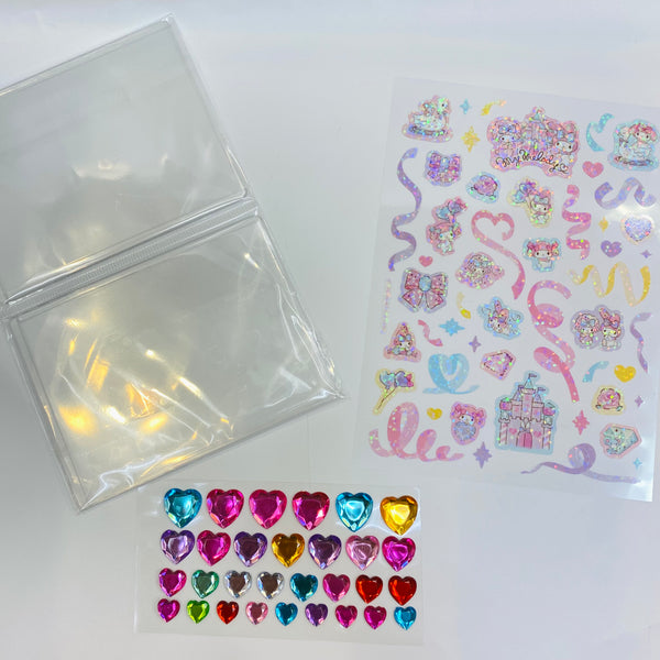 Sanrio Storage Box + Deco Toploader + Stickers Set – Pieceofcake0716