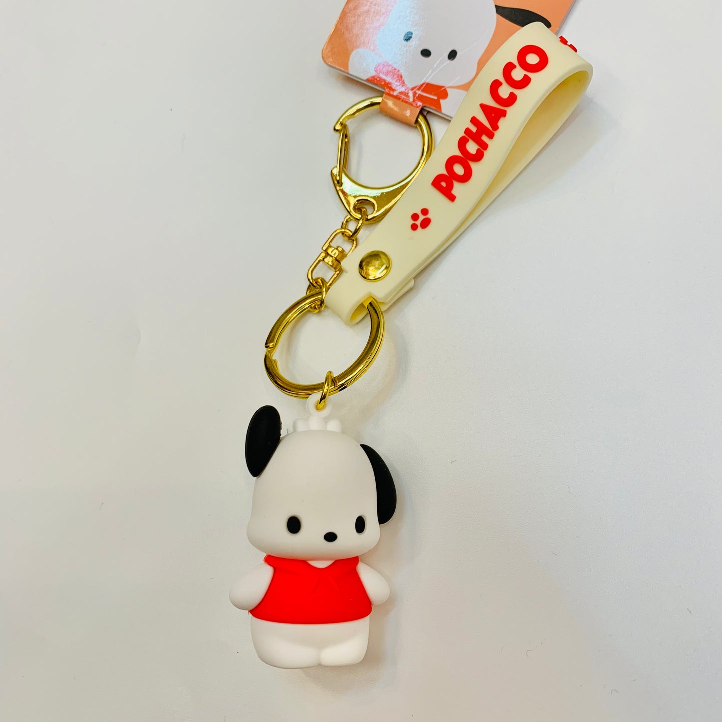 Sanrio Keyring with Plastic Mascot