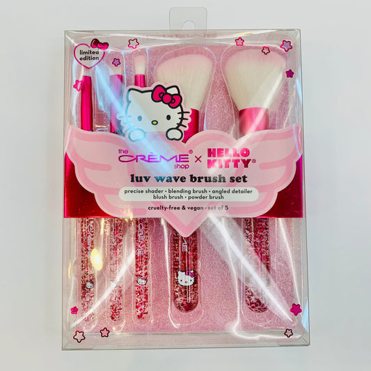 The Crème Shop x Hello Kitty Y2K LUV Wave 5pc Brush Collection