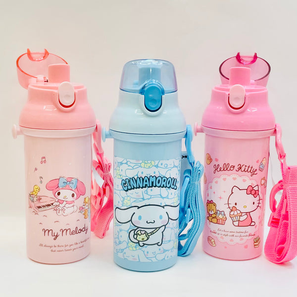 Sanrio Water Bottle with Strap