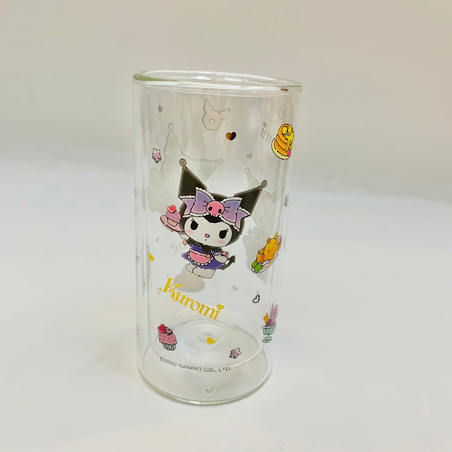 Kuromi CAFE Glass Cup