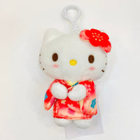 Hello Kitty Kimono Standing Mascot Clip-On