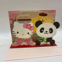 KT & Panda Greeting Card